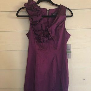 SL Fashions Purple Dress Size 8